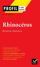 Rhinocéros, pièce en trois actes et quatre tableaux (1959), Eugène Ionesco - Alain Satgé