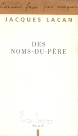 Des noms-du-père - Jacques Lacan