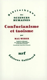 Confucianisme et taoïsme - Max Weber