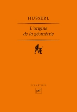 L'origine de la géométrie - Edmund Husserl