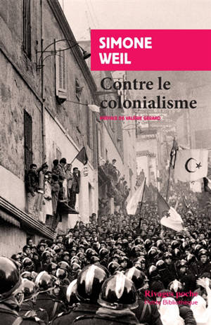 Contre le colonialisme - Simone Weil