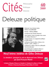 Cités, n° 40. Deleuze politique