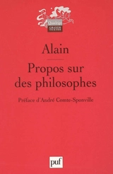 Propos sur des philosophes - Alain