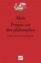 Propos sur des philosophes - Alain