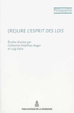 (Re)lire L'esprit des lois