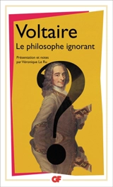 Le philosophe ignorant - Voltaire