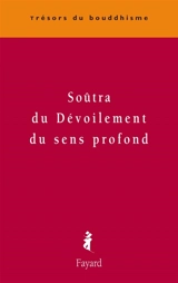 Soûtra du dévoilement du sens profond