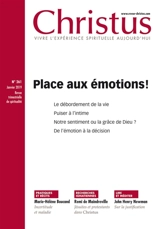 Christus, n° 261. Place aux émotions !
