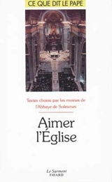 Aimer l'Eglise - Eglise catholique
