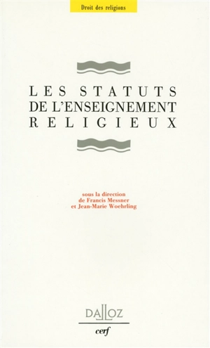 Les statuts de l'enseignement religieux