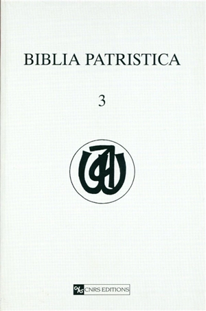 Biblia patristica : index des citations et allusions bibliques dans la littérature patristique. Vol. 3. Origène - Centre d'analyse et de la documentation patristiques (Strasbourg)
