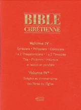 Bible chrétienne IV 4 - Élisabeth de Solms