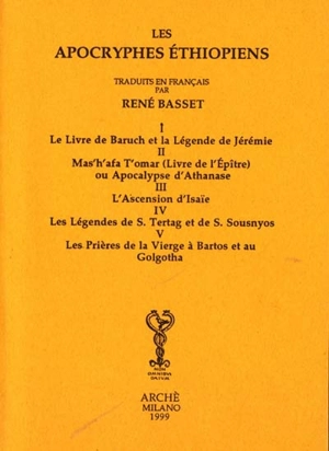 Les apocryphes éthiopiens. Vol. 1 à 5
