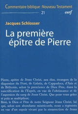 La première épître de Pierre - Jacques Schlosser