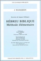 Hébreu biblique : méthode élémentaire : sessions de langues bibliques - Jacob Weingreen
