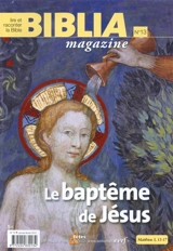 Biblia, n° 13. Le baptême de Jésus
