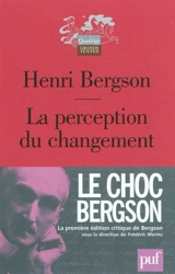 La perception du changement - Henri Bergson