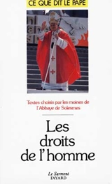Les droits de l'Homme - Abbaye Saint-Pierre (Solesmes, Sarthe)