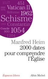 Deux mille dates pour comprendre l'Eglise - Manfred Heim