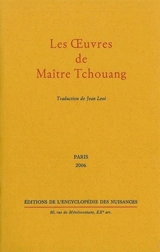 Les oeuvres de maître Tchouang - Zhuangzi