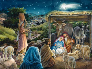 Jésus, le sauveur, est né : calendrier de l'Avent - Joséphine Llobet