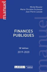 Finances publiques : 2019-2020 - Michel Bouvier