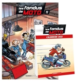 Les fondus de moto : pack tome 11 + calendrier 2022 - Hervé Richez