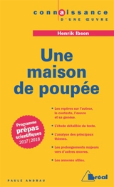 Une maison de poupée, Henrik Ibsen - Paule Andrau