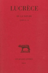 De la nature. Vol. 2. 4-6 - Lucrèce