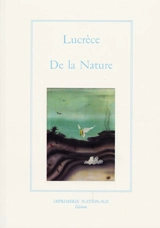 De la nature - Lucrèce