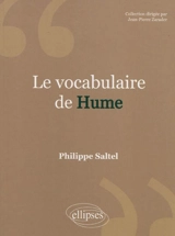 Le vocabulaire de Hume - Philippe Saltel