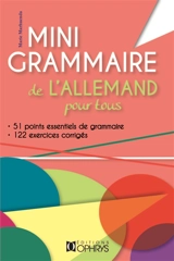 Mini grammaire de l'allemand pour tous - Marie Marhuenda
