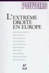Pouvoirs, n° 87. L'extrême droite en Europe