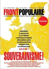Front populaire, n° 1. Souverainisme !