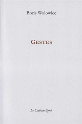 Gestes - Boris Wolowiec