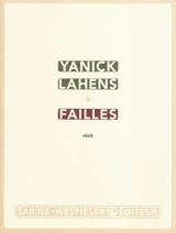 Failles : récit - Yanick Lahens
