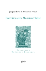 Entretien avec monsieur Texte - Jacques Réda