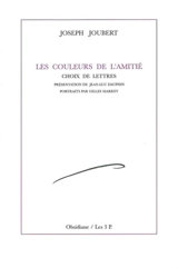 Les couleurs de l'amitié - Joseph Joubert