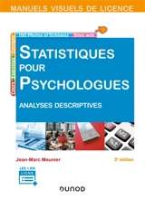 Statistiques pour psychologues : analyses descriptives - Jean-Marc Meunier