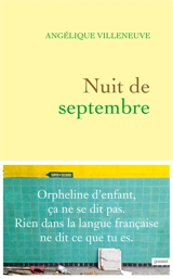 Nuit de septembre - Angélique Villeneuve