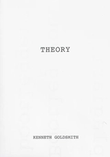 Theory - Kenneth Goldsmith