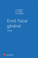 Droit fiscal général - Jean Lamarque