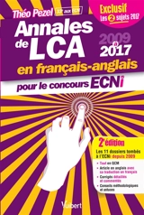 Annales de LCA en français-anglais pour le concours ECNi : 2009 à 2017 : tout en QCM - Théo Pezel