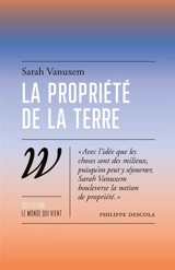 La propriété de la terre - Sarah Vanuxem