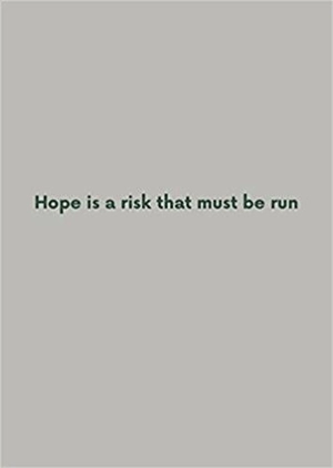 Hope is a risk that must be run - Robert Adams