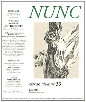 Nunc, n° 33. Dossier Joë Bousquet