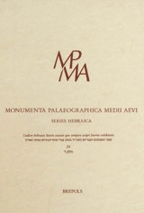 Codices hebraicis litteris exarati quo tempore scripti fuerint exhibentes. Vol. 4. de 1144 à 1200 - Colette Sirat
