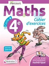 Maths 4e, cycle 4 : cahier d'exercices - Katia Hache