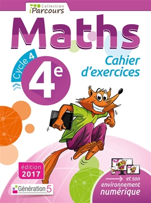 Maths 4e, cycle 4 : cahier d'exercices - Katia Hache