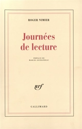Journées de lecture - Roger Nimier